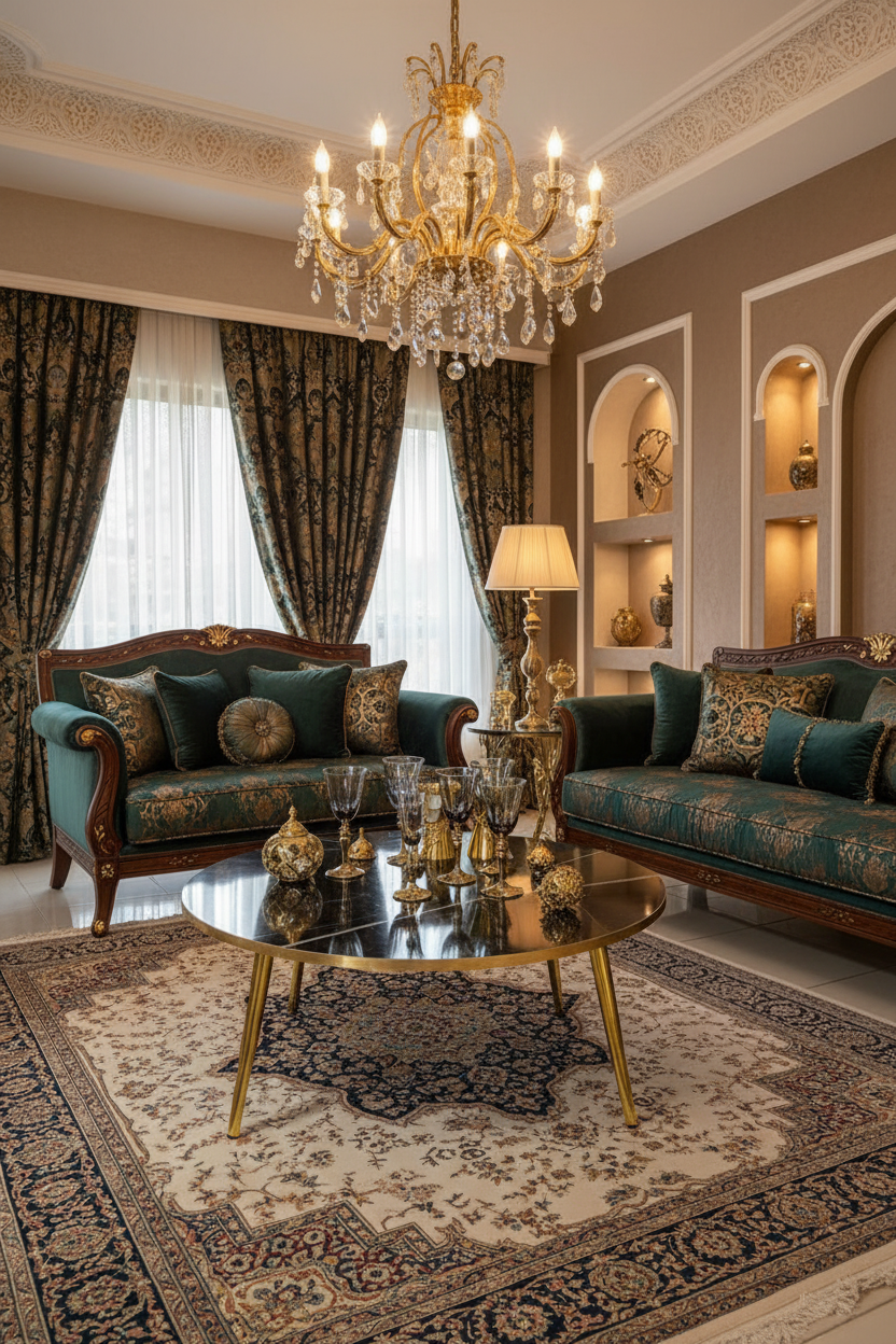 طاولة قهوة - ديكور عربي راقي